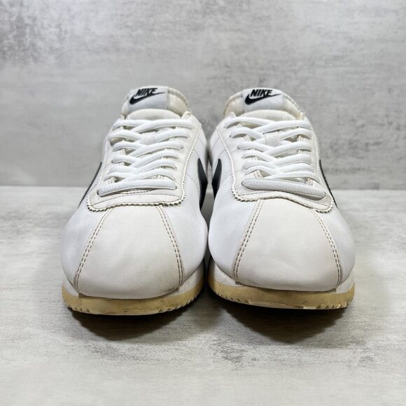 Nike Cortez Basic Leather Sneakers - Men\'s Size 8 - White Black main image 8